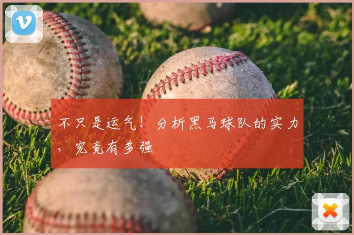 不只是运气!分析黑马球队的实力,究竟有多强